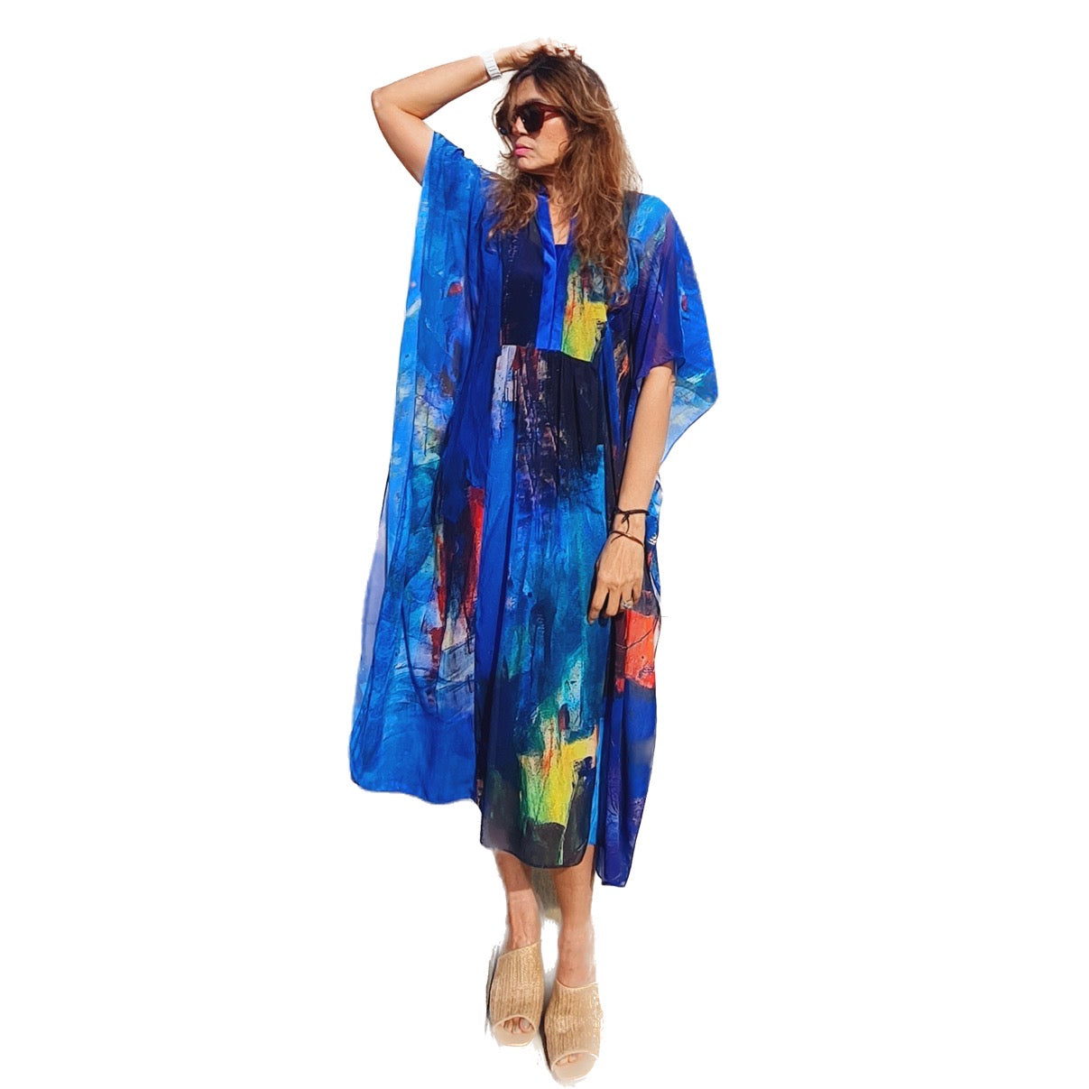 Canvas Painted Kaftan